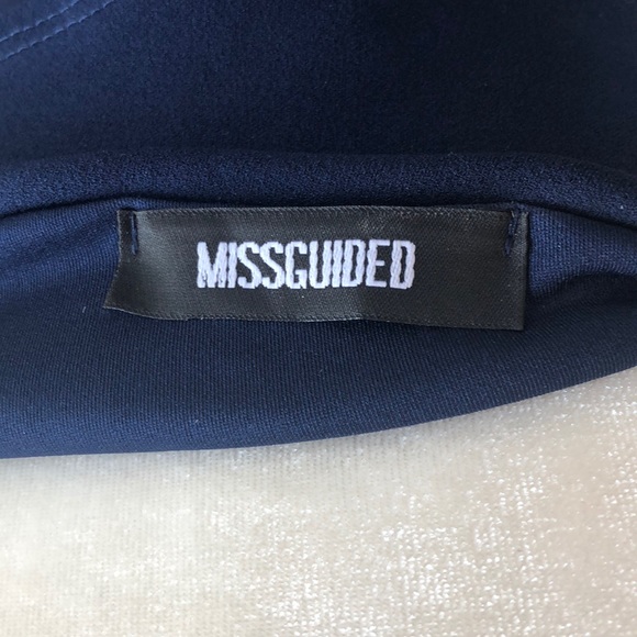 Missguided blue off shoulder dress - Picture 6 of 8